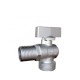 S3119 zinc body angle ball valve 1/2"*3/4"with Abs handle